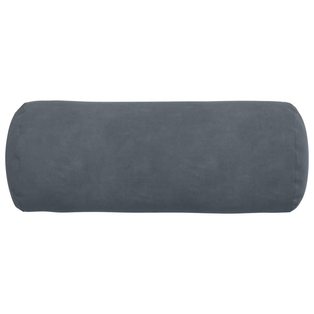 Valjkasti jastučići 2 pcs Tamno siva Ø 15 x 40 cm