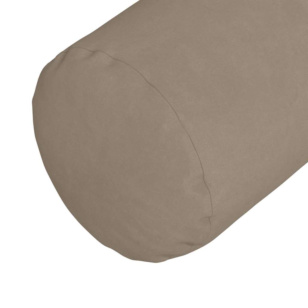 Valjkasti jastučići 2 pcs Sivo-smeđa Ø 15 x 40 cm