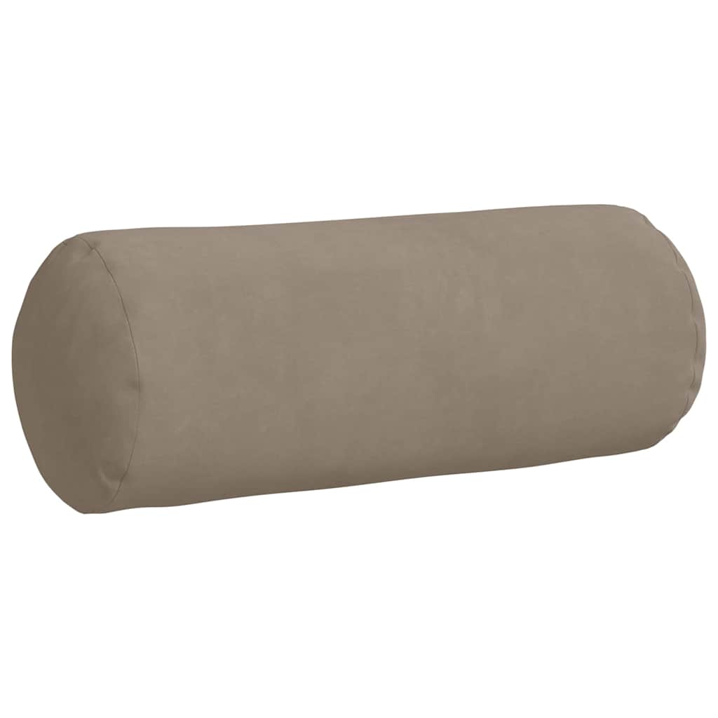 Valjkasti jastučići 2 pcs Sivo-smeđa Ø 15 x 40 cm
