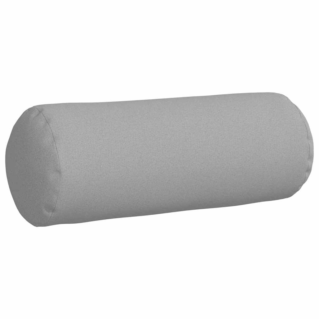 Valjkasti jastučići 2 pcs Oblačnosiva Ø 25 x 70 cm tkanina