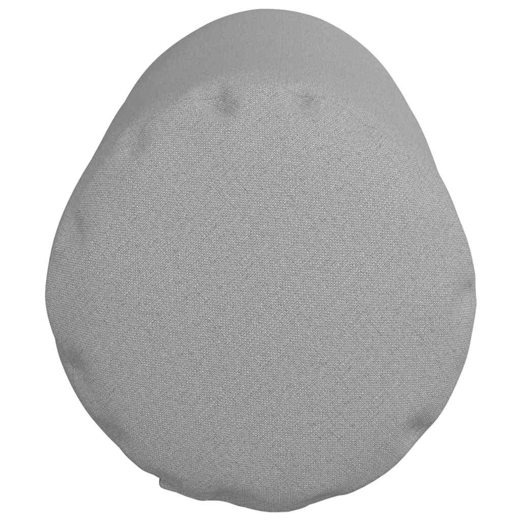Valjkasti jastučići 2 pcs Oblačnosiva Ø 25 x 70 cm tkanina