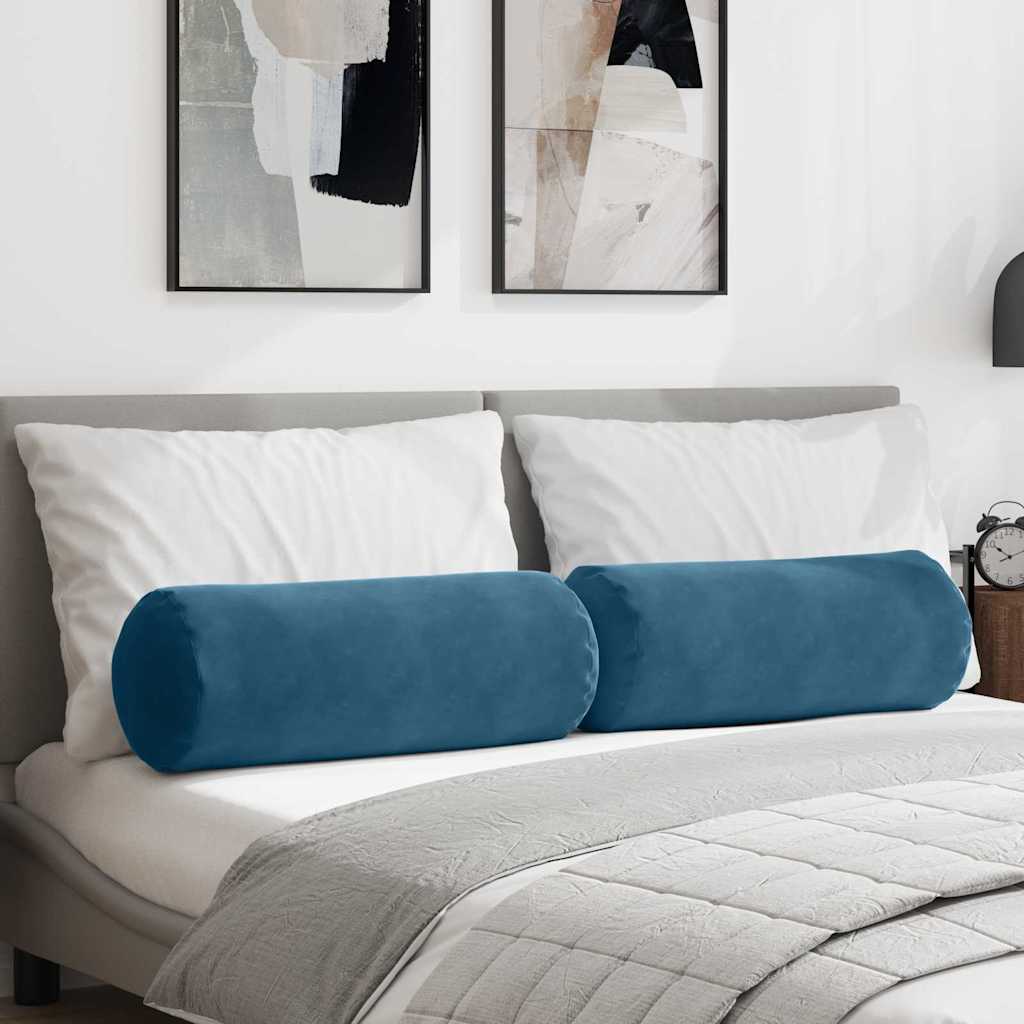 Valjkasti jastučići 2 pcs Plava Ø 25 x 70 cm Kordura tekstil