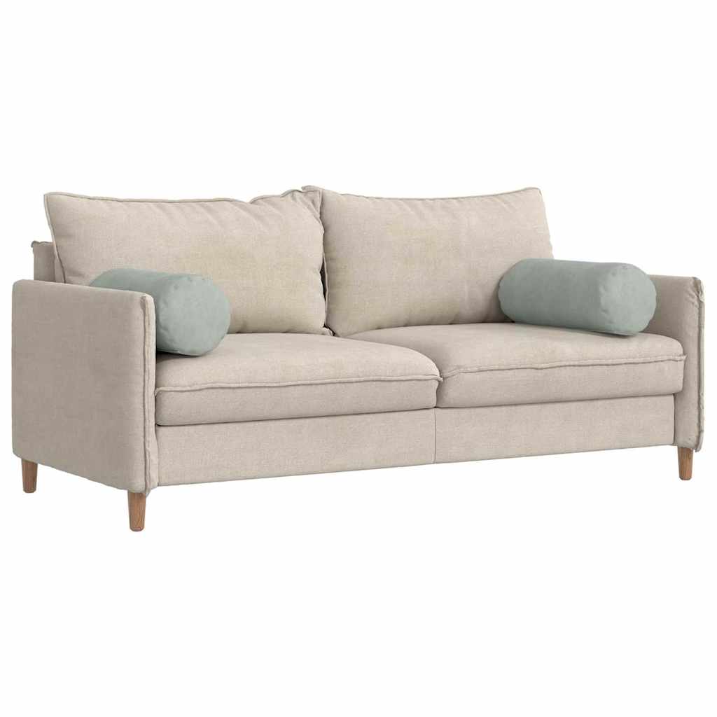 Valjkasti jastučići 2 pcs Svijetlo siva Ø 25 x 70 cm