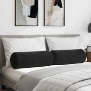 Valjkasti jastučići 2 pcs Crna Ø 25 x 70 cm Kordura tekstil