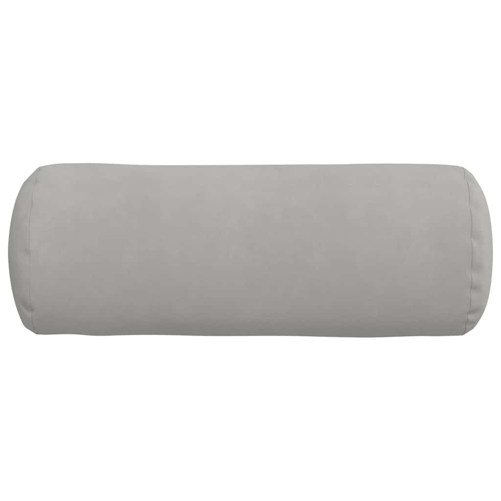 Valjkasti jastučići 2 pcs Svijetlo siva Ø 25 x 70 cm