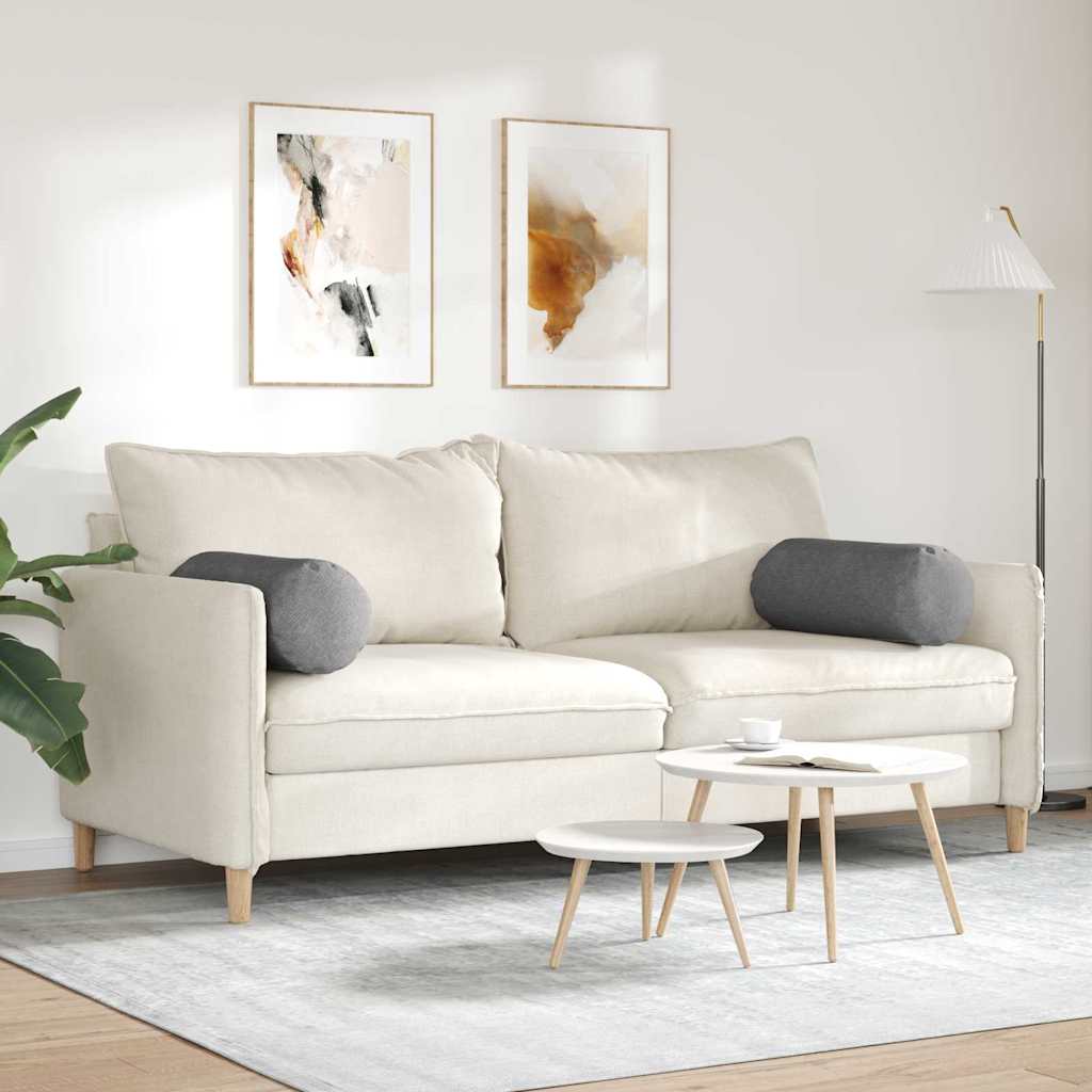 Valjkasti jastučići 2 pcs Tamno siva Ø 25 x 70 cm