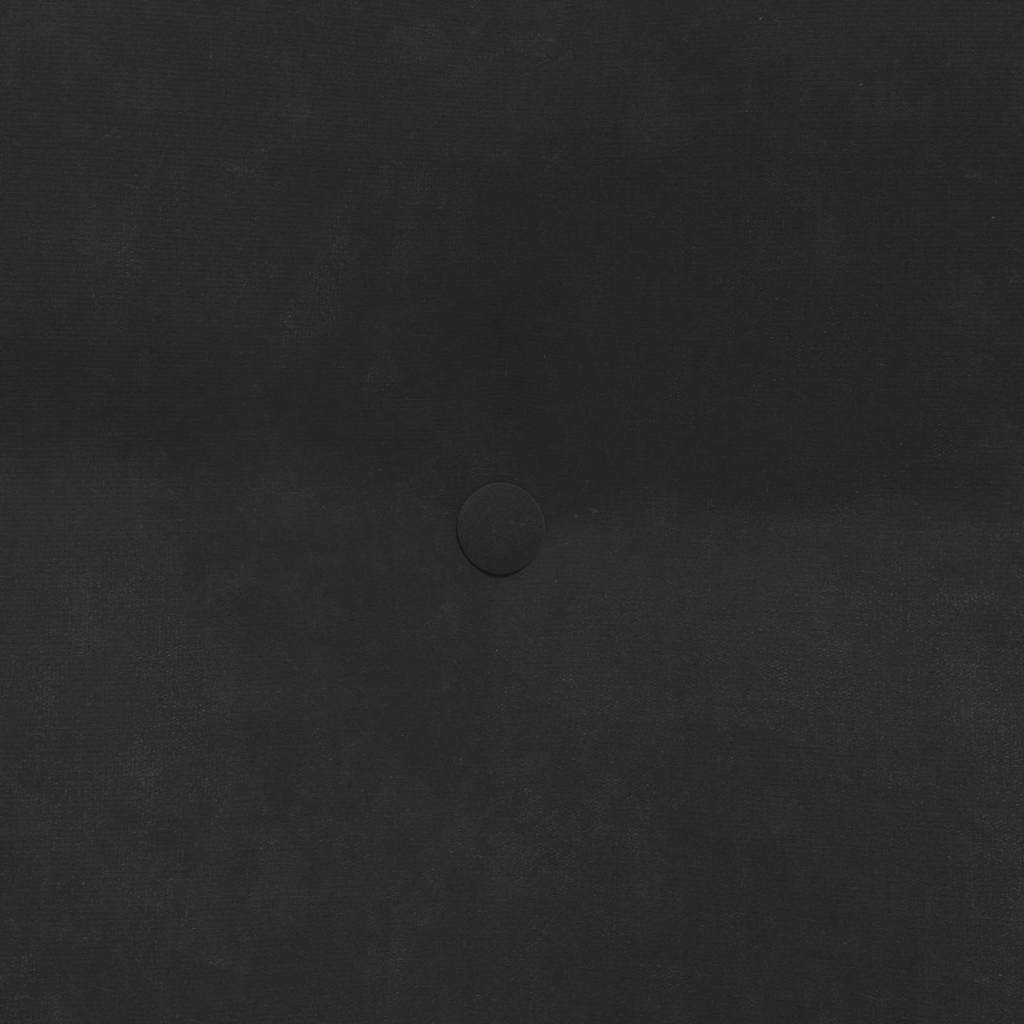 Jastuk za leđa Crna 80 x 24 x 50 cm Baršun