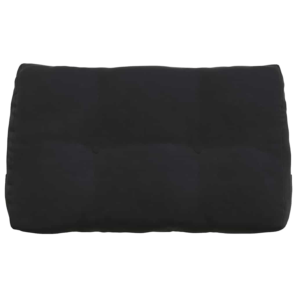 Jastuk za leđa Crna 80 x 24 x 50 cm Baršun