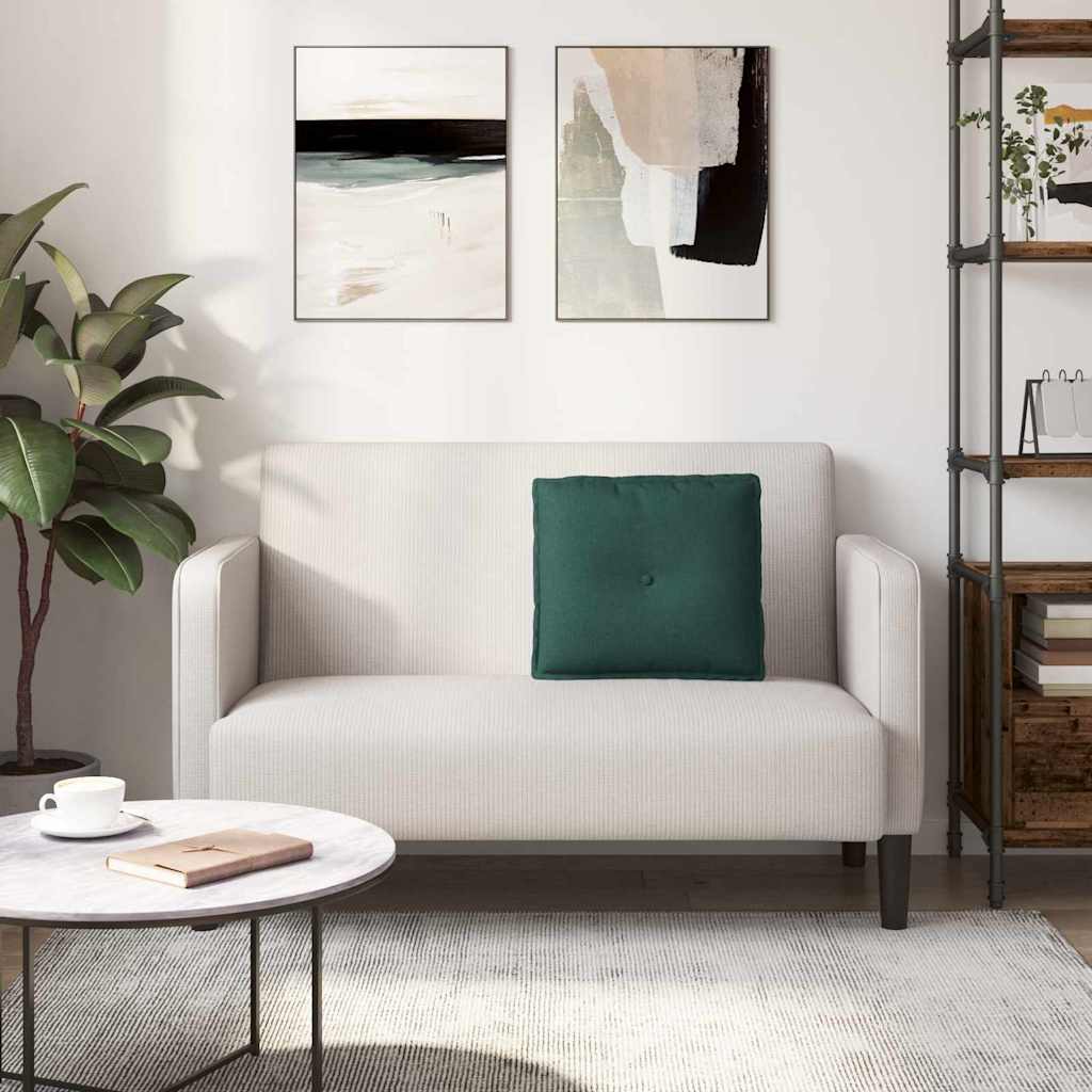 Jastuk za leđa Tamnozelena 50 x 19 x 45 cm tkanina