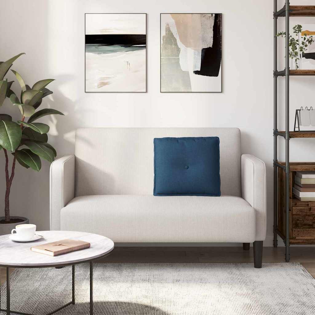 Jastuk za leđa Plava 50 x 19 x 45 cm tkanina