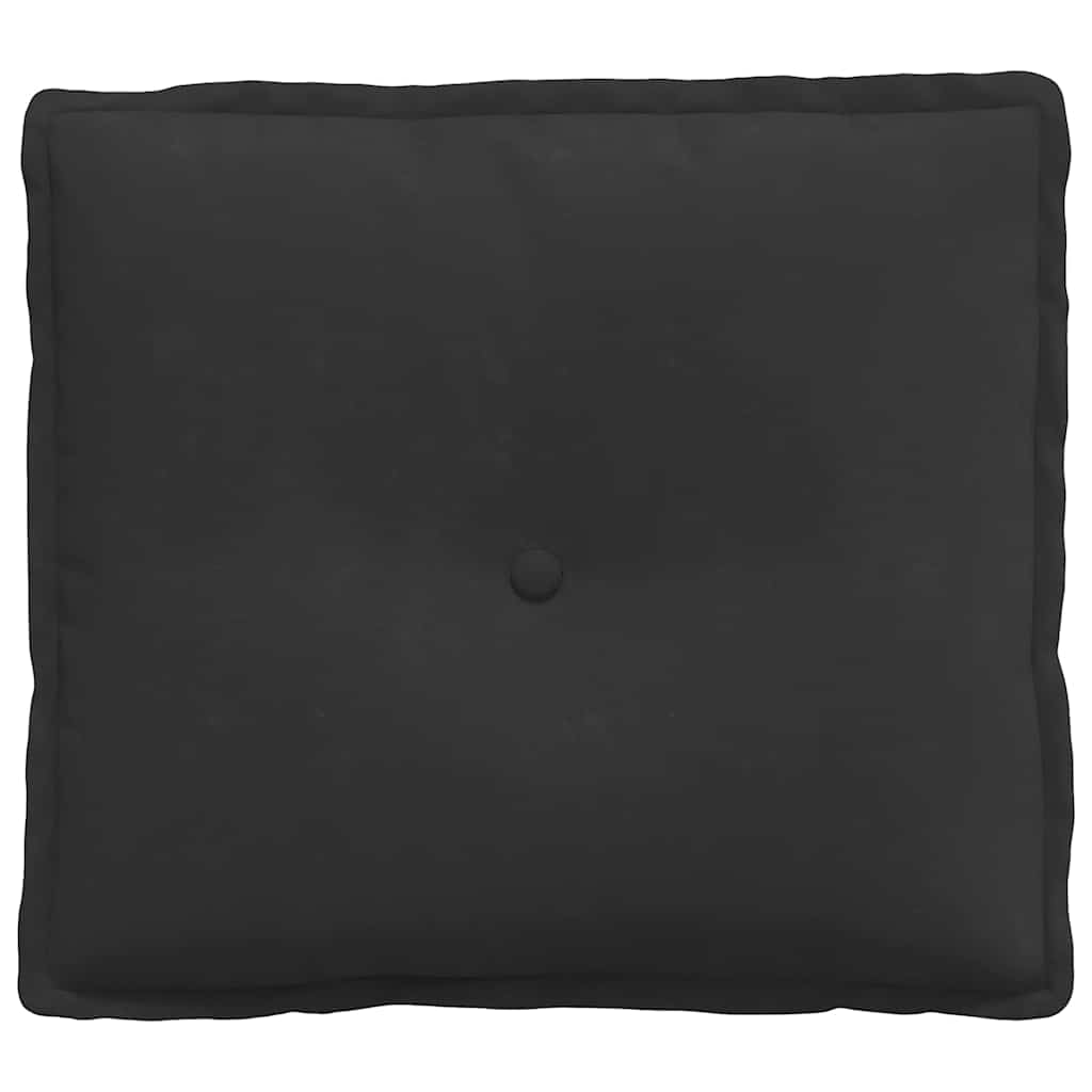 Jastuk za leđa Crna 50 x 45 cm Mikrofiber tkanina