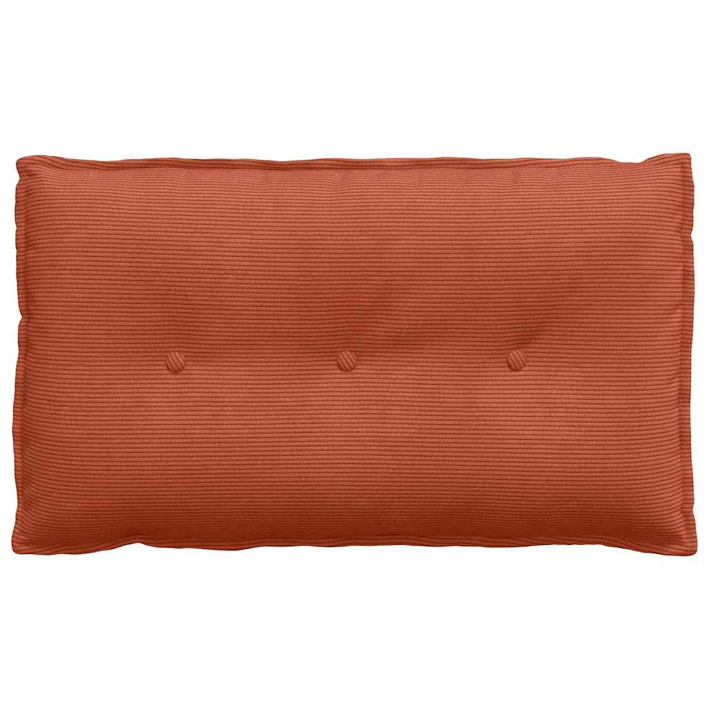 Jastuk za leđa Crvena narančasta 80 x 50 cm Kordura tekstil