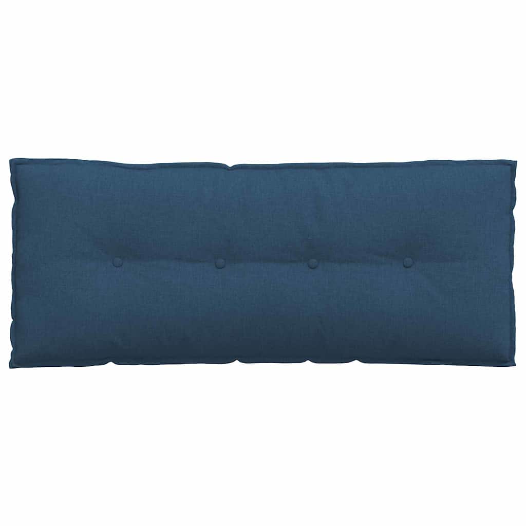 Jastuk za leđa Plava 120 x 19 x 50 cm tkanina