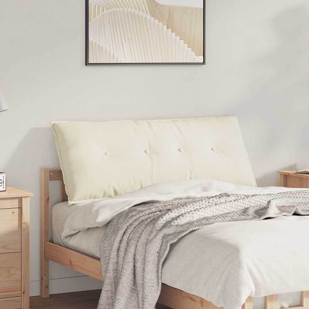 Jastuk za leđa Krema 120 x 50 cm Kordura tekstil