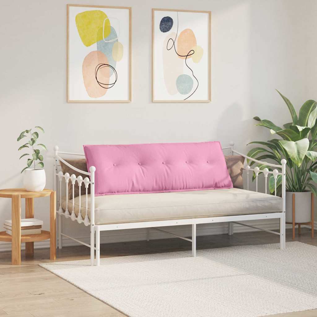 Jastuk za leđa Ružičasta 140 x 19 x 50 cm tkanina