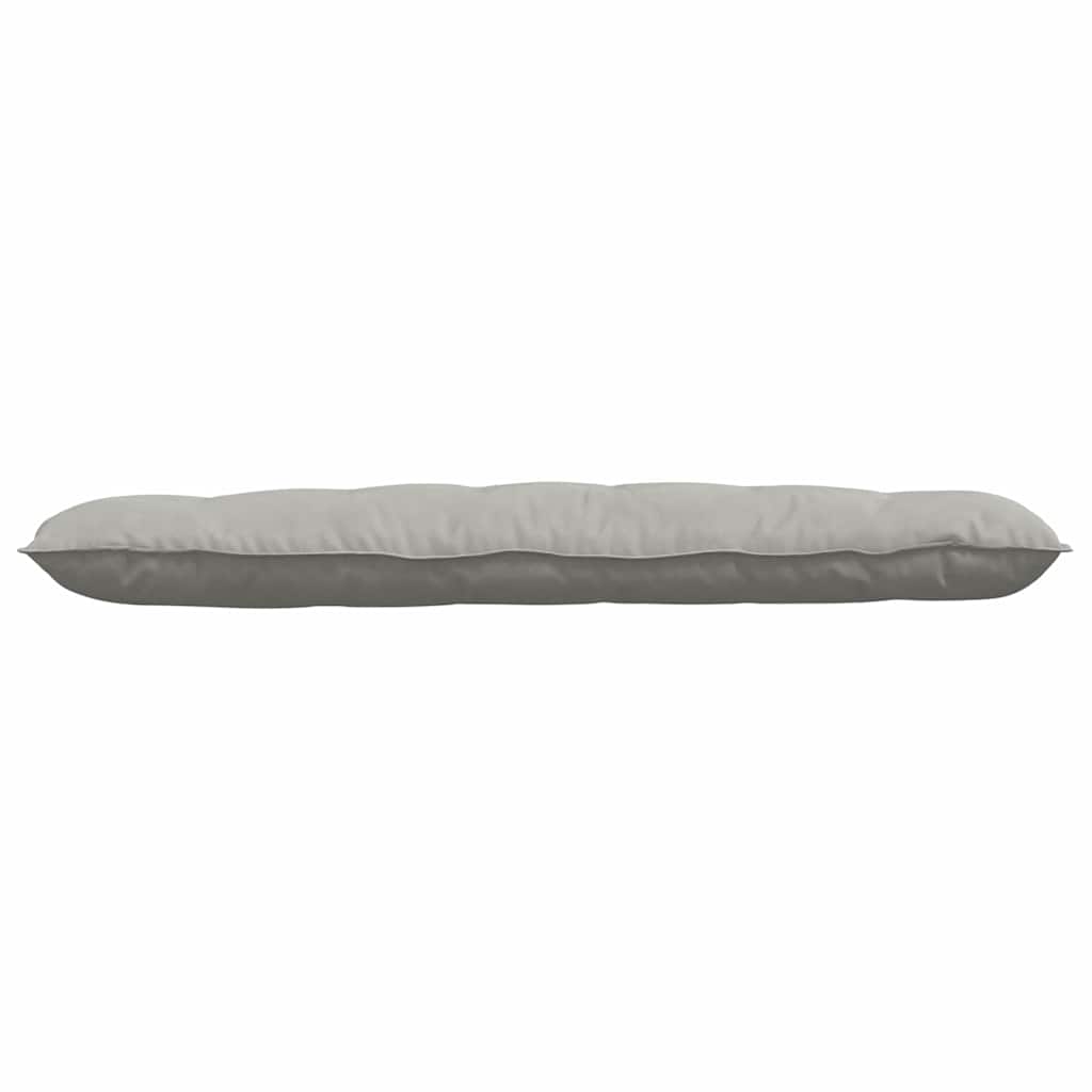 Jastuk za leđa Svijetlo siva 160 x 50 cm Mikrofiber tkanina