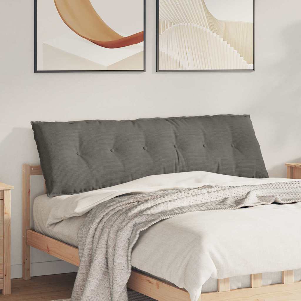 Jastuk za leđa Svijetlo siva 160 x 50 cm Kordura tekstil