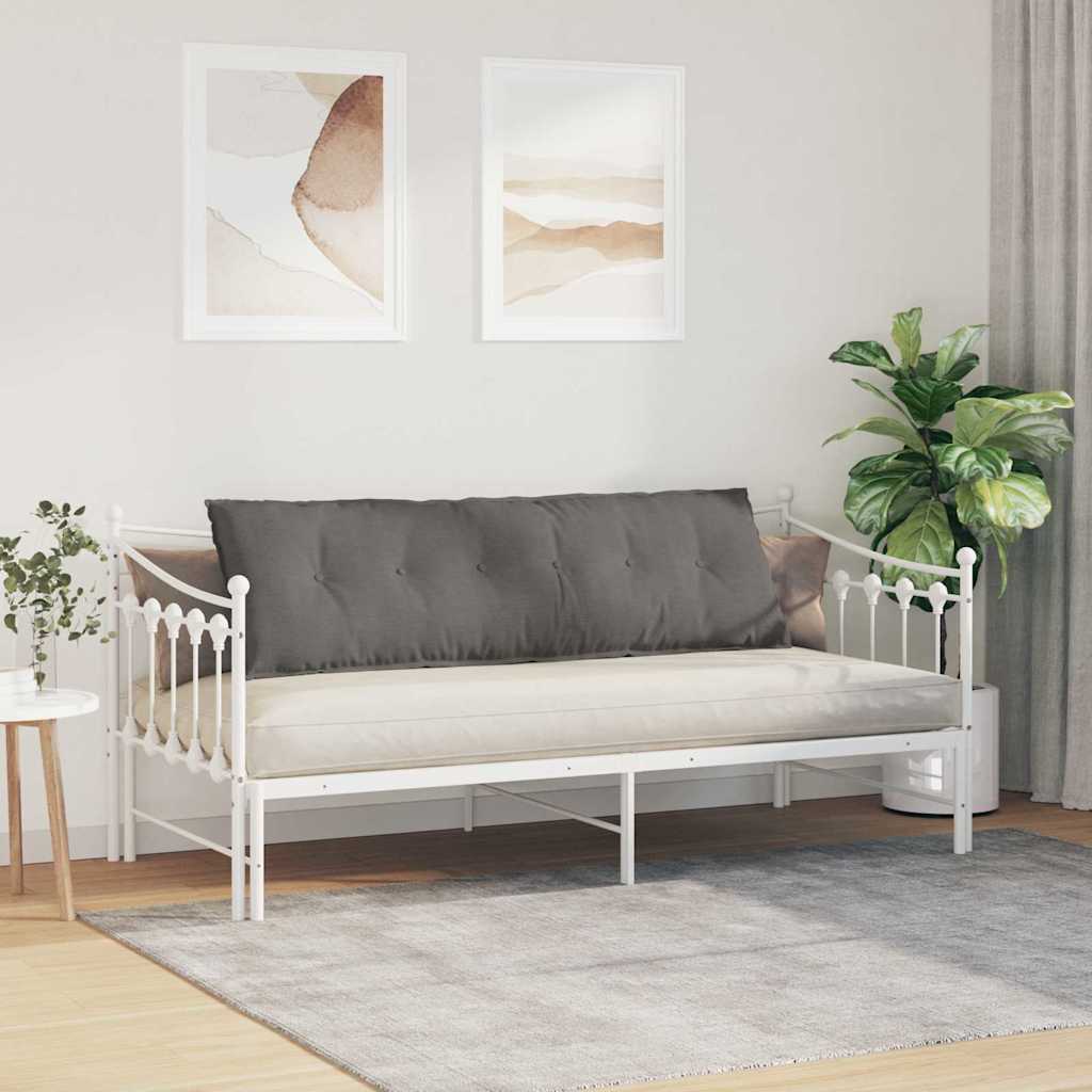 Jastuk za leđa Svijetlo siva 160 x 50 cm Kordura tekstil