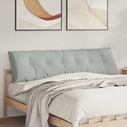 Jastuk za leđa Svijetlo siva 180 x 50 cm Kordura tekstil