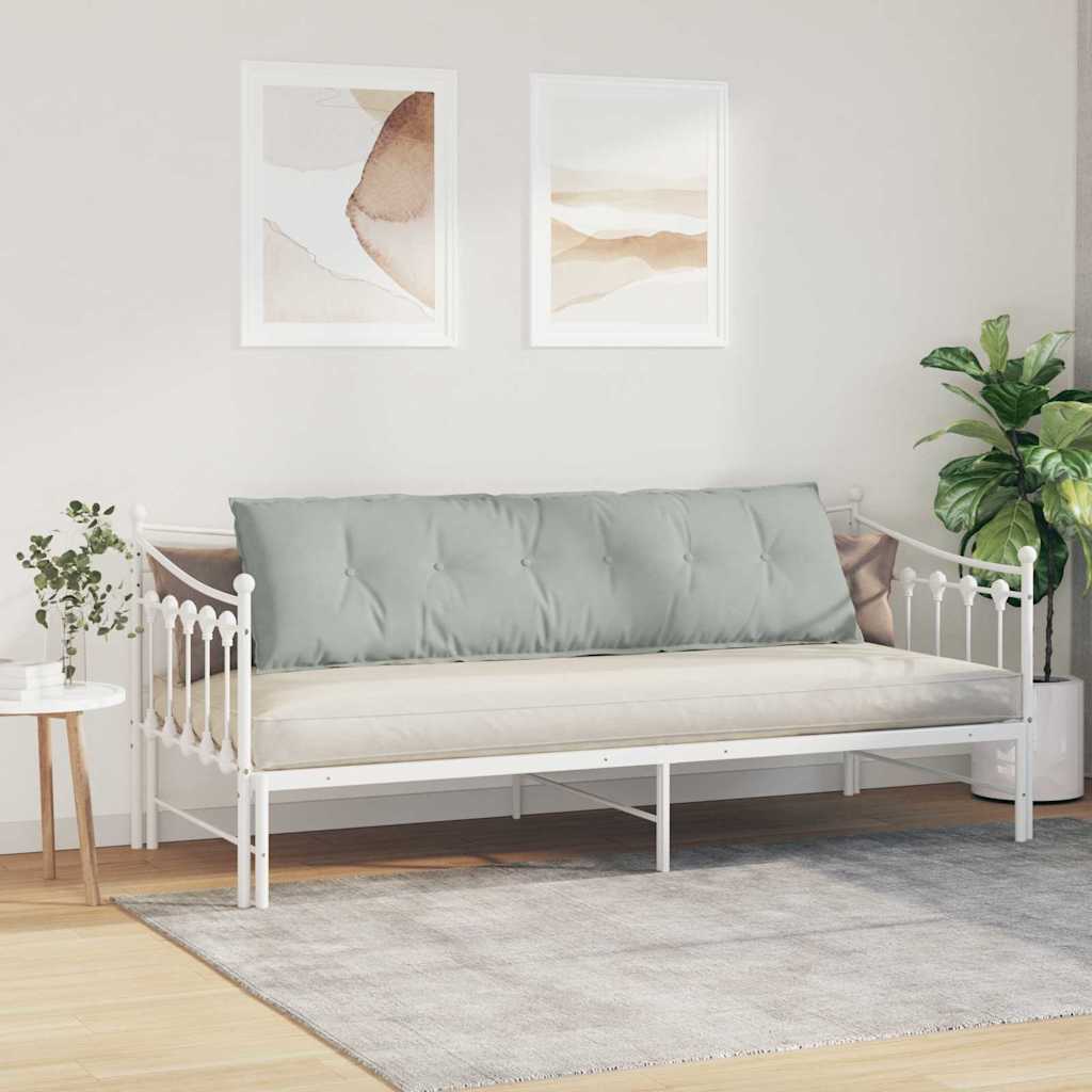 Jastuk za leđa Svijetlo siva 180 x 50 cm Kordura tekstil