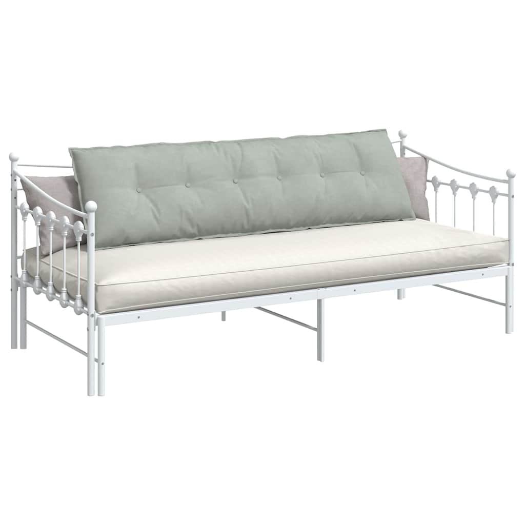 Jastuk za leđa Svijetlo siva 180 x 50 cm Kordura tekstil