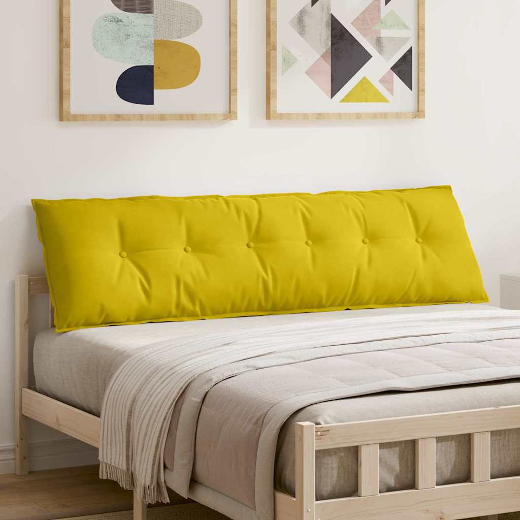 Jastuk za leđa Žuta 180 x 50 cm Kordura tekstil