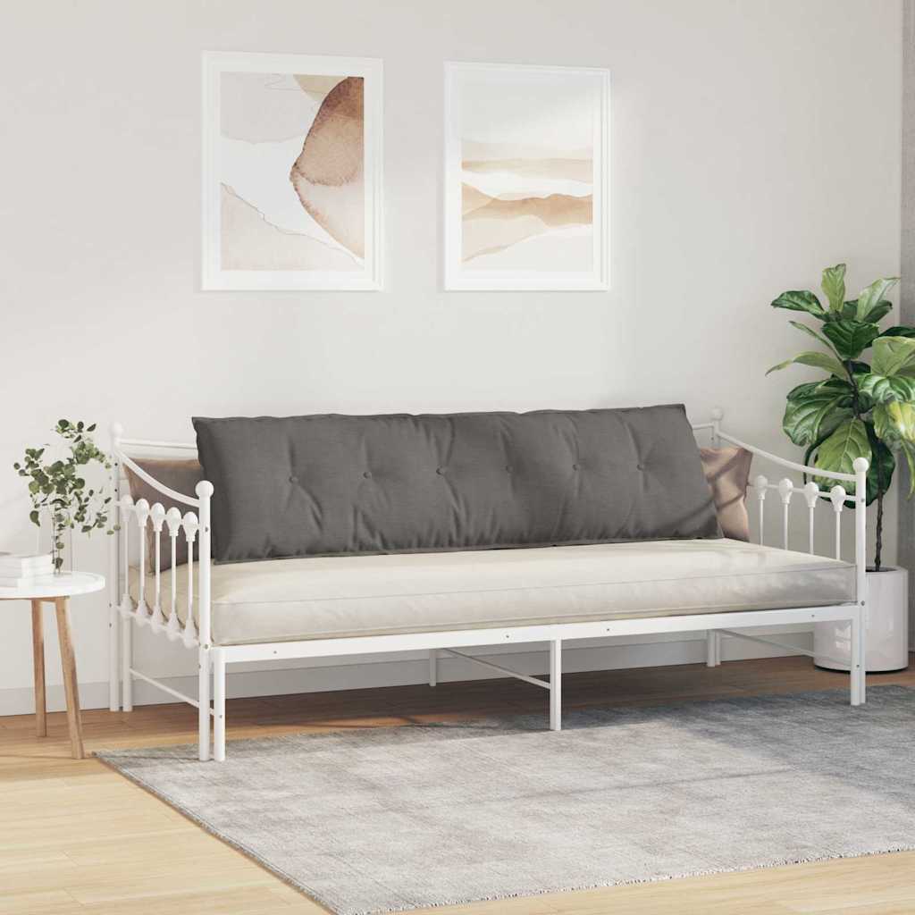 Jastuk za leđa Svijetlo siva 180 x 50 cm Kordura tekstil