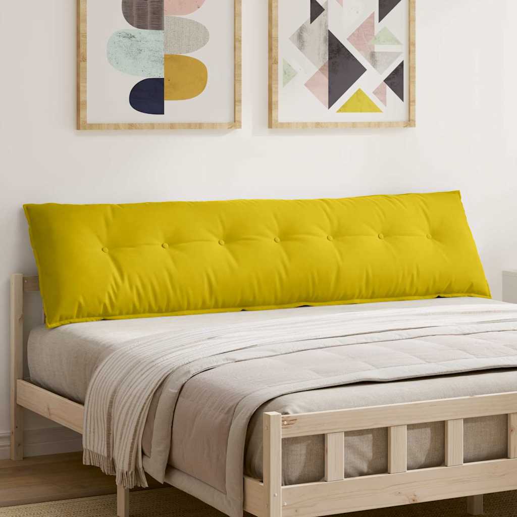 Jastuk za leđa Žuta 200 x 50 cm Kordura tekstil
