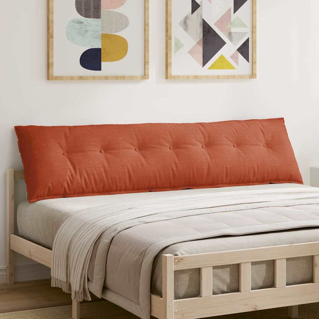Jastuk za leđa Crvena narančasta 200 x 50 cm Kordura tekstil