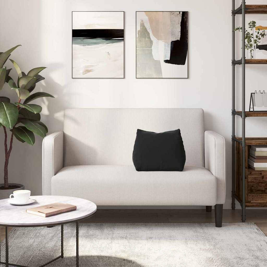 Jastuk za leđa Crna 45 x 20 x 35 cm Kordura tekstil