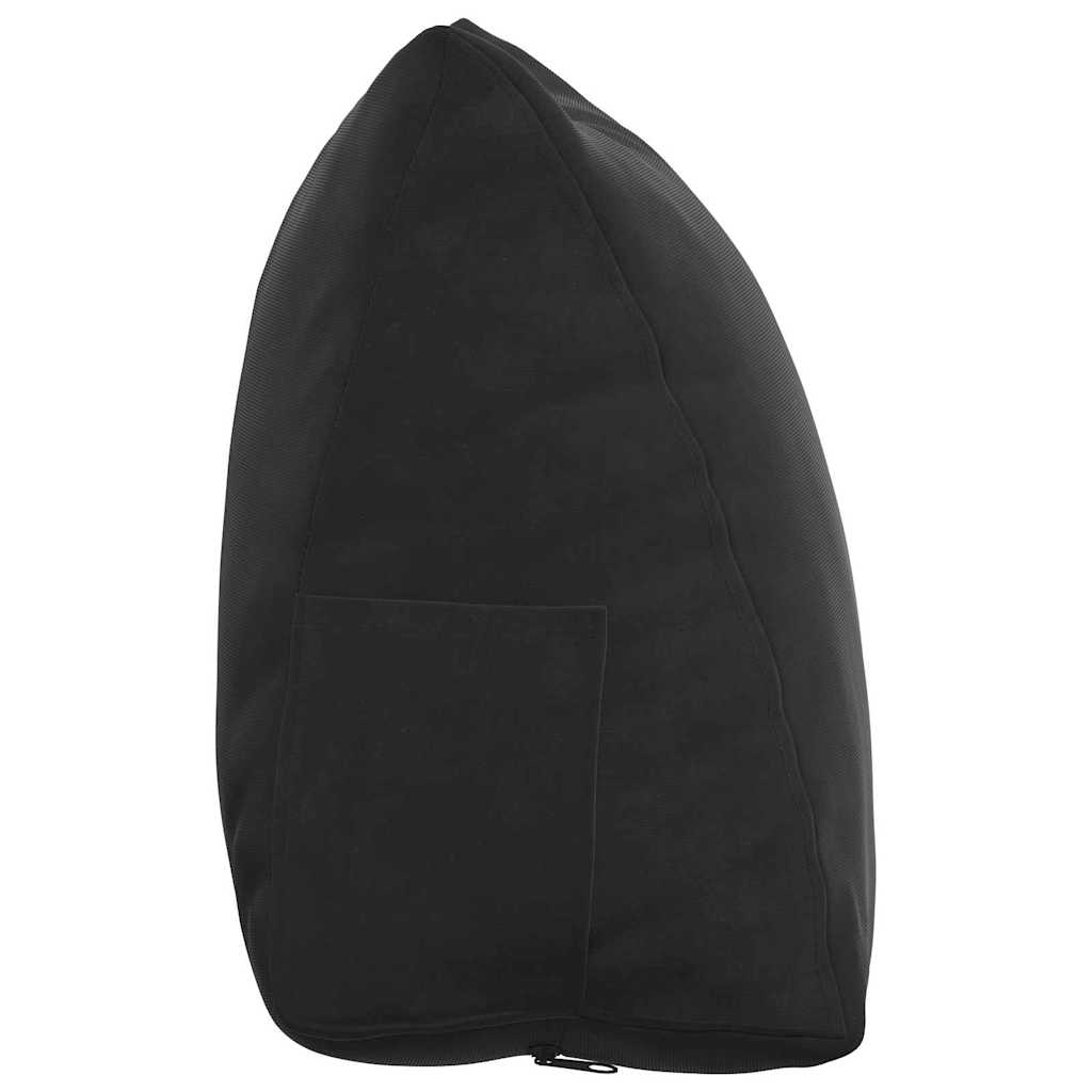 Jastuk za leđa Crna 45 x 20 x 35 cm Kordura tekstil