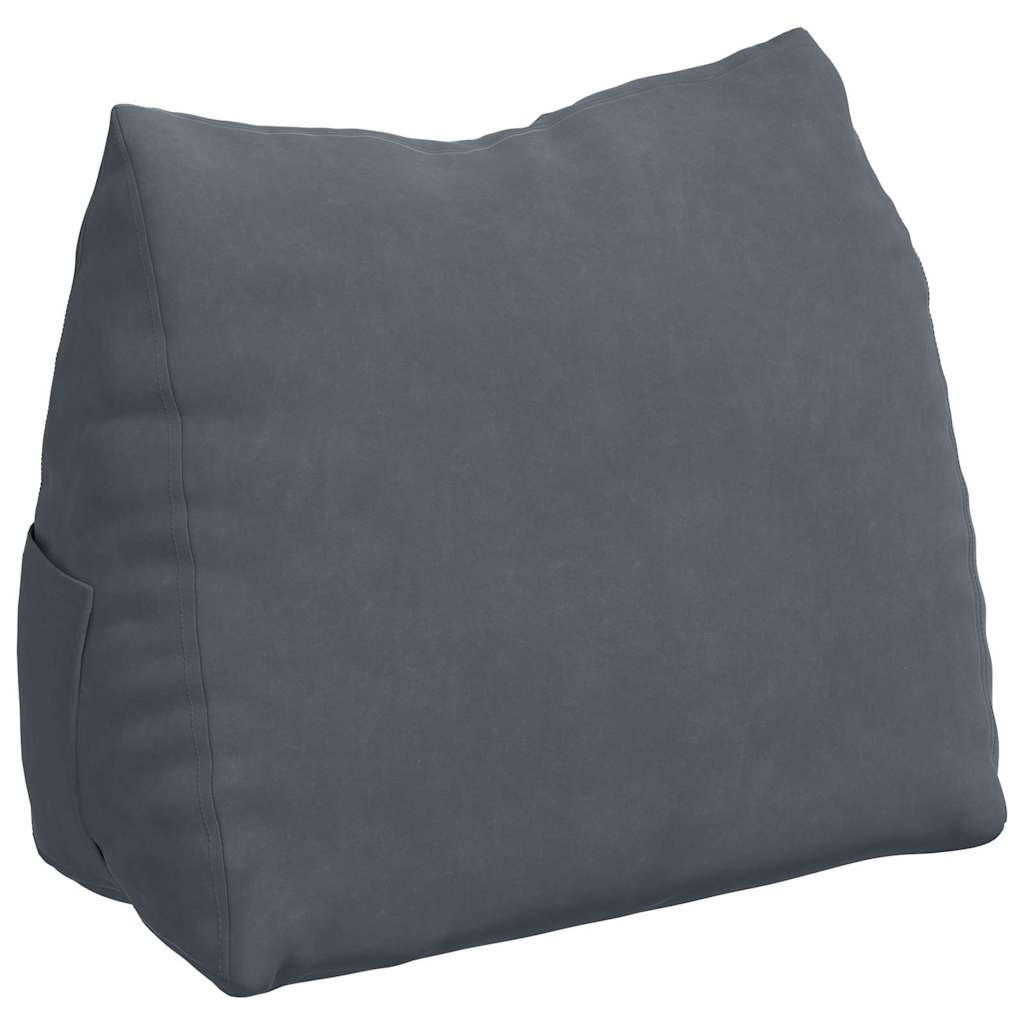 Jastuk za leđa Tamno siva 60 x 20 x 50 cm Kordura tekstil