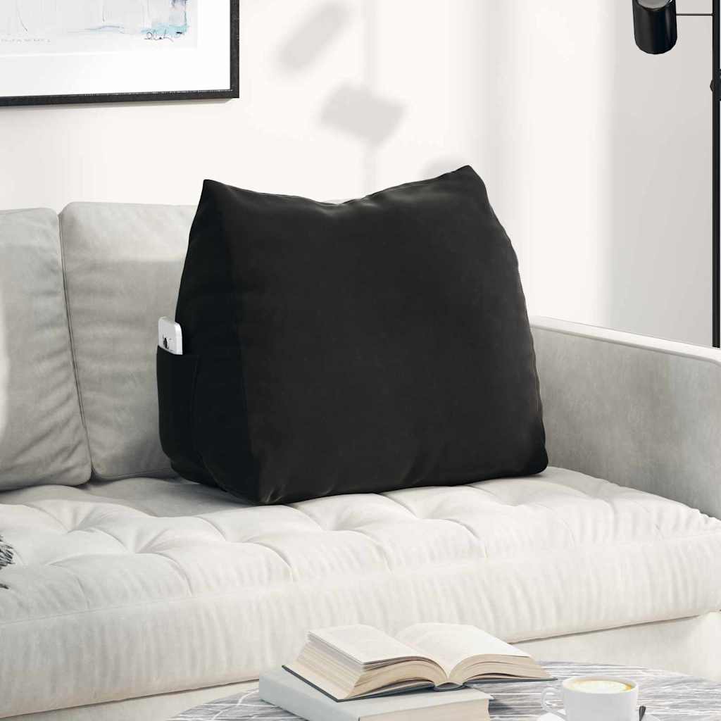 Jastuk za leđa Crna 60 x 20 x 50 cm Kordura tekstil
