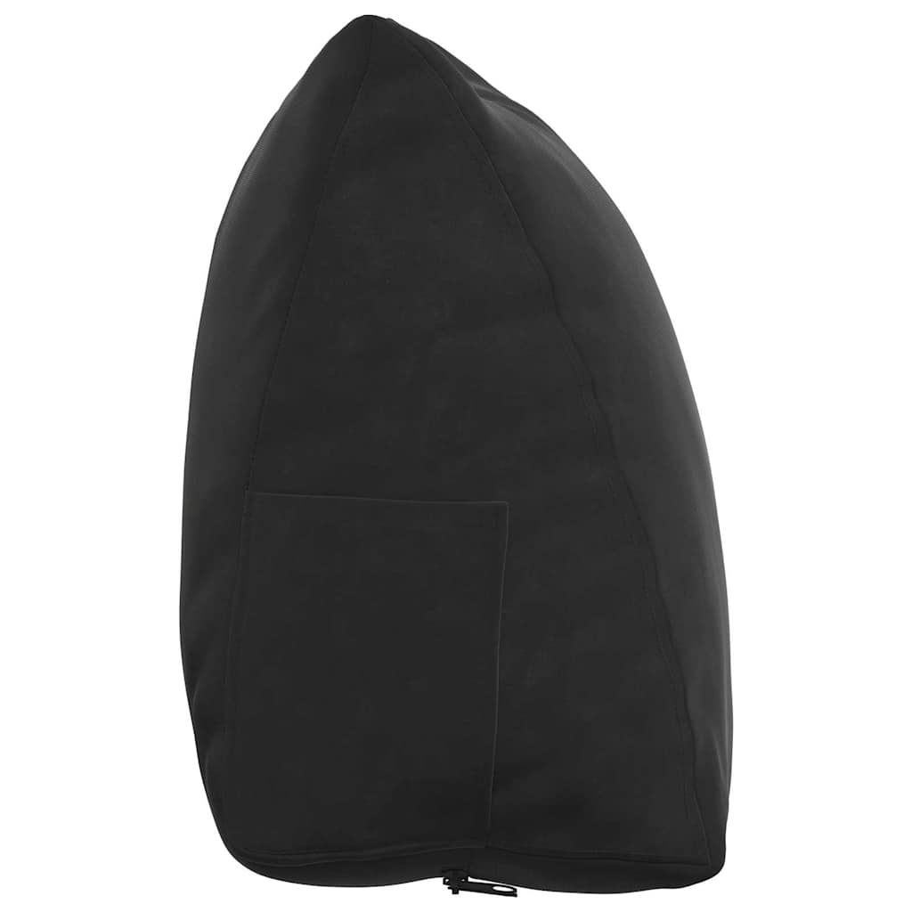 Jastuk za leđa Crna 60 x 20 x 50 cm Kordura tekstil