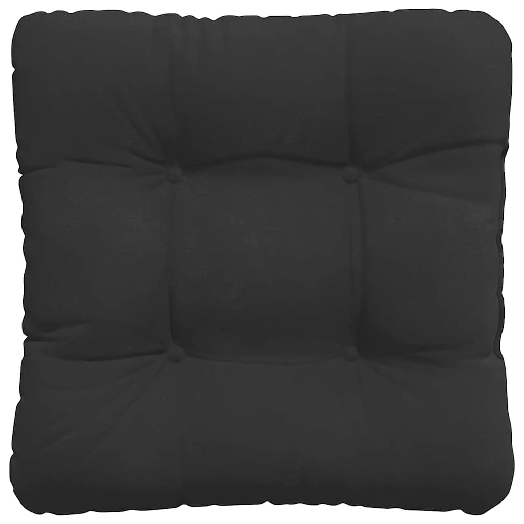 Jastučići za sjedenje 4 pcs Crna 40 x 40 cm Mikrofiber tkanina