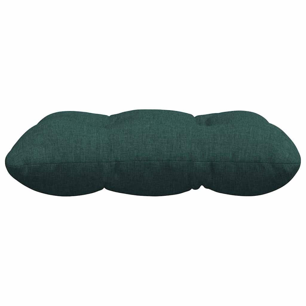 Jastučići za sjedenje 4 pcs Tamnozelena 45 x 45 x 12 cm tkanina