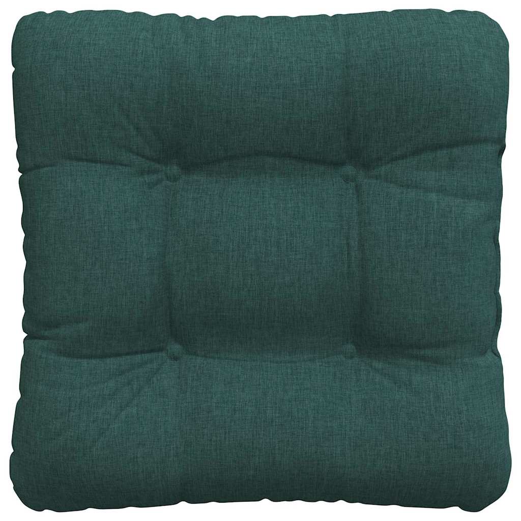Jastučići za sjedenje 4 pcs Tamnozelena 45 x 45 x 12 cm tkanina