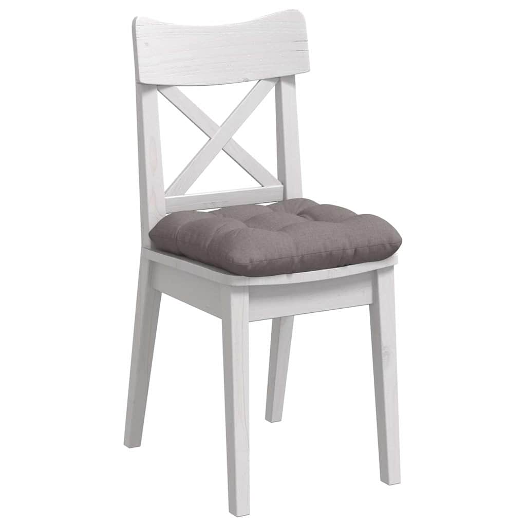 Jastučići za sjedenje 4 pcs Sivo-smeđa 45 x 45 x 12 cm tkanina