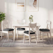 Jastučići za sjedenje 4 pcs Tamno siva 45 x 45 cm