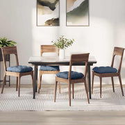 Jastučići za sjedenje 4 pcs Plava 45 x 45 cm Kordura tekstil