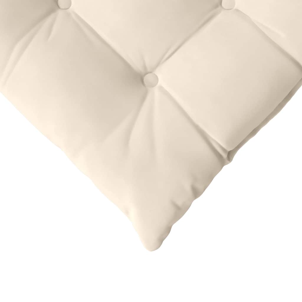 Jastučići za sjedenje 4 pcs Bež 40 x 40 x 6 cm Mikrofibra