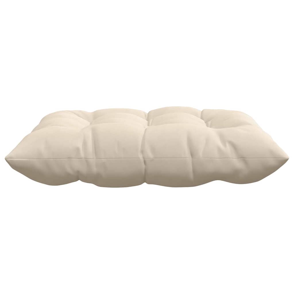Jastučići za sjedenje 4 pcs Bež 40 x 40 x 6 cm Mikrofibra