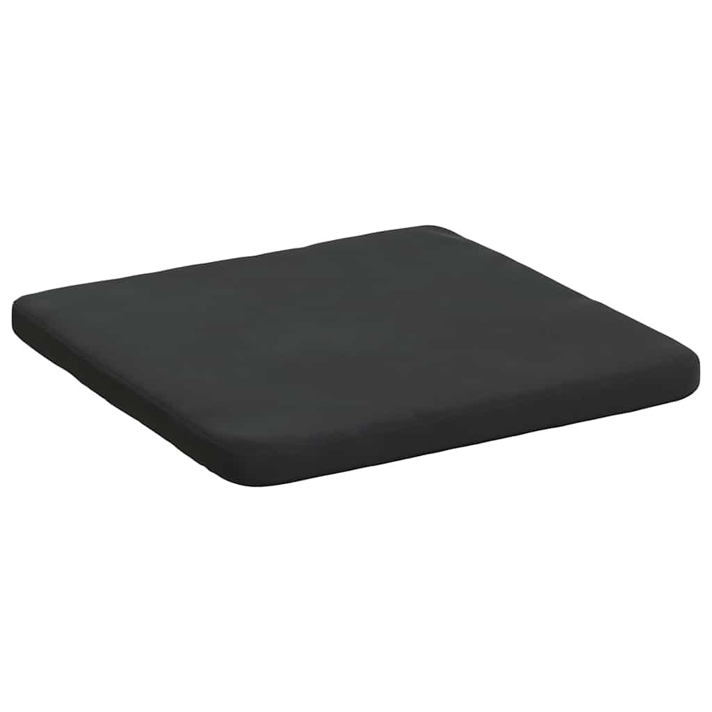 Jastučići za sjedenje 4 pcs Crna 40 x 40 x 3 cm Baršun