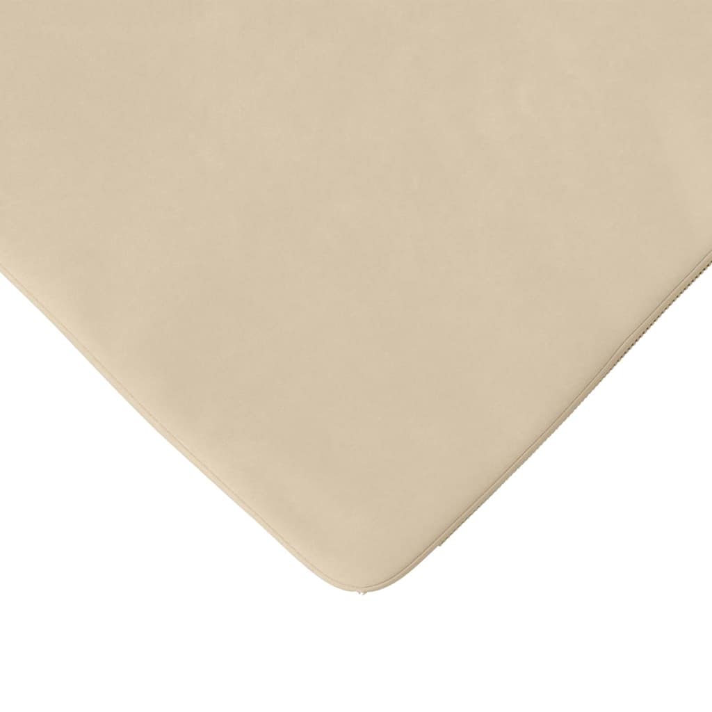 Jastučići za sjedenje 4 pcs Krema 40 x 40 x 3 cm