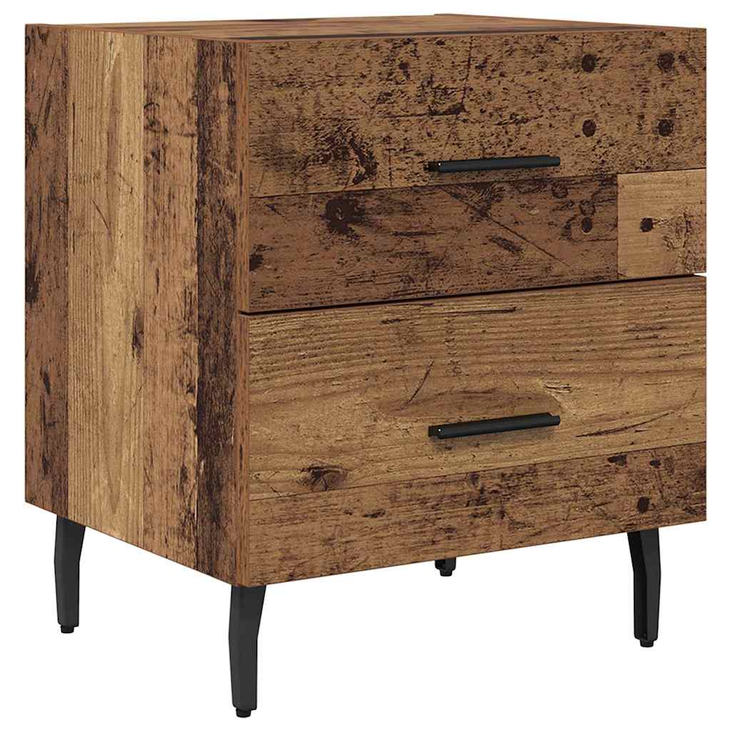 Noćni ormar 2 kom. Staro drvo 40 x 35 x 47,5 cm