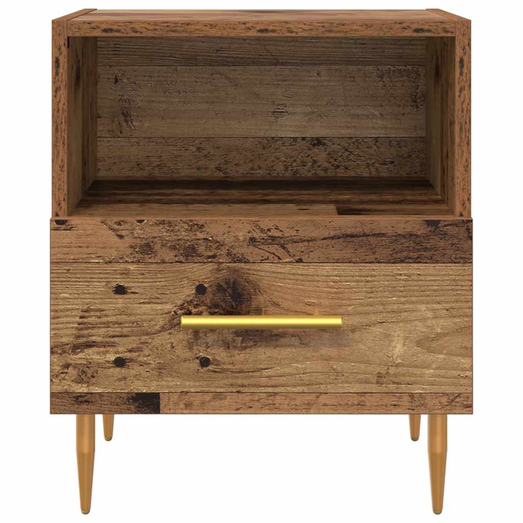 Noćni ormarić s ladicama 2 pcs Staro drvo 40 x 35 x 47,5 cm