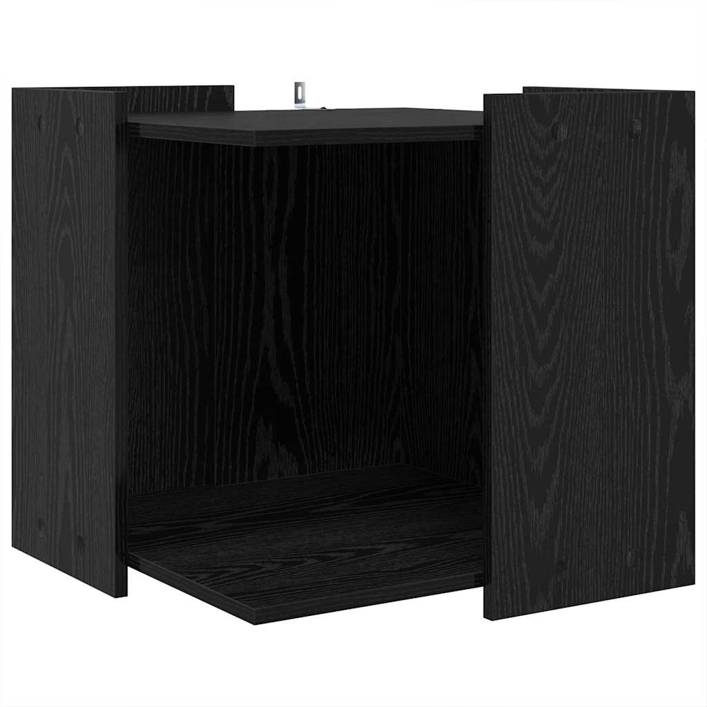 Kavez za mačji toalet Crni hrast 53 x 53 x 51 cm