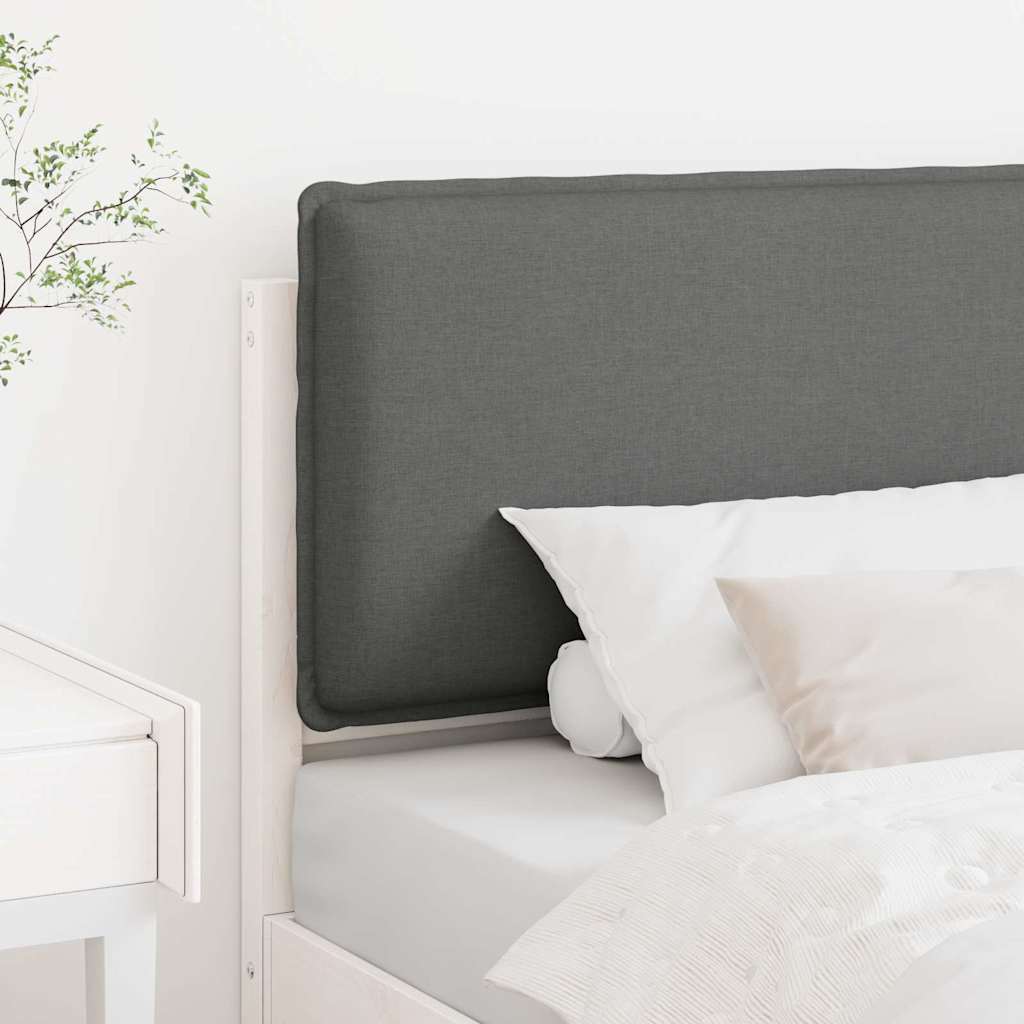 Tapecirani uzglavlje s uzglavljem Bijela i svijetlo siva 80 cm