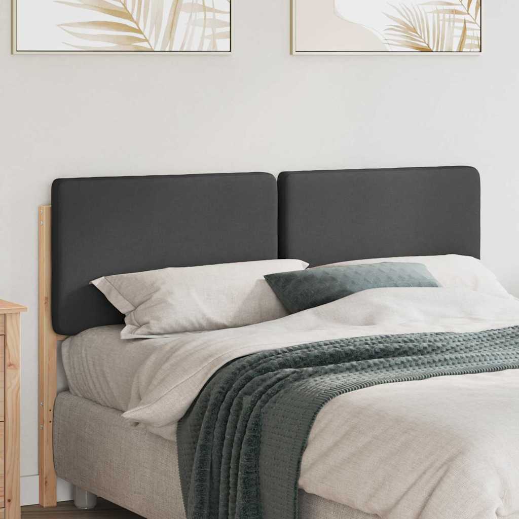 Tapecirani uzglavlje s uzglavljem Smeđa i tamno siva 150 cm