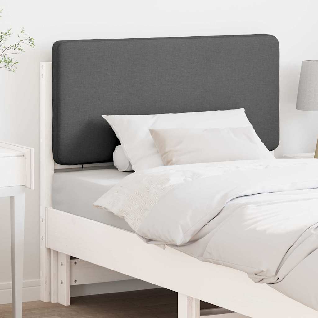 Tapecirani uzglavlje s uzglavljem Bijela i svijetlo siva 80 cm
